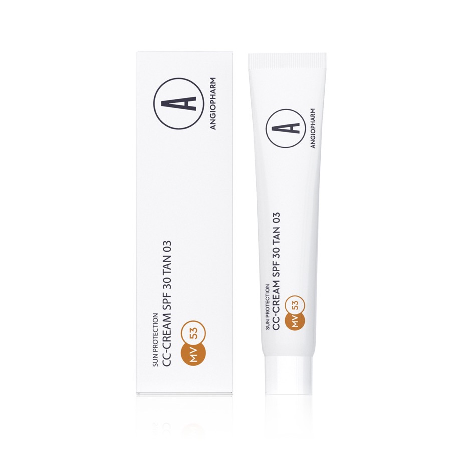 Сс-крем SPF 30 tan 03, 7 мл — Ангиофарм, домашний уход