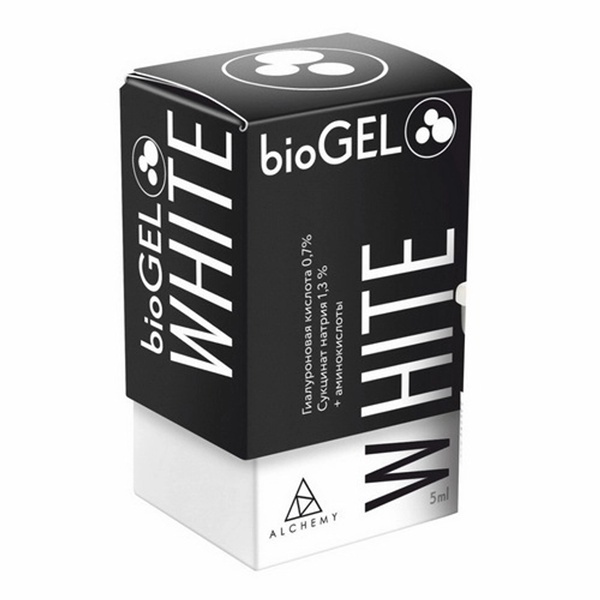 BioGEL (Россия) White BioGEL | ГК 7 мг/мл + Сукцинат Na 1,3% (2,5 мл.) — Биоревитализация в Казани