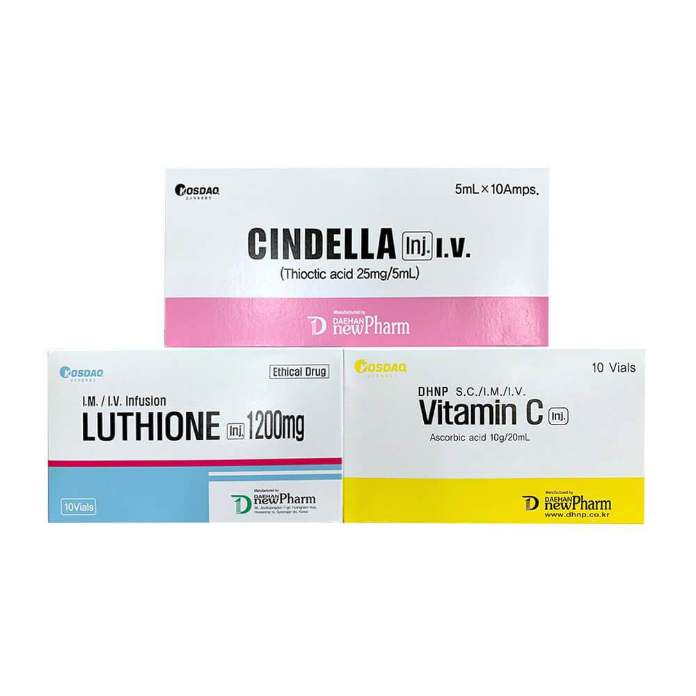 Коктейль Золушка (Vitamin С, Luthione, Cindella) — Капельницы здоровья в Казани